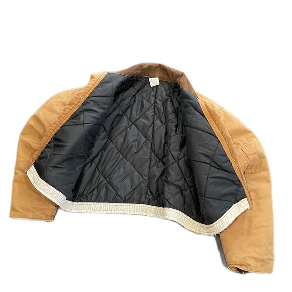 Vintage Carhartt Detroit Style Cropped Work Jacket, Size L - Picture 2 of 8